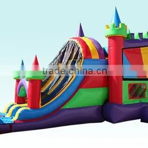 Fun House Castle Combo With Basket Ball Hoop on Inside 3N1 Combo thumbnail-2