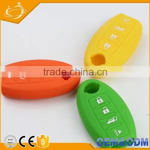 2016 Promotional Colorful Remote Key 4 Button Universal Smart Key Shell Silicone Case thumbnail-1