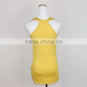 Pure Color Vest for Women Stringer Vest Tank Tops thumbnail-3