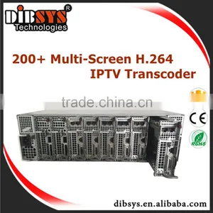 DIBSYS Caster-t328 200Channel Digital tv Headend Ott IPTV Transcoder thumbnail-1