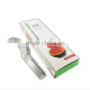 2016 Hot Selling Kitchen Gadgets Stainless Steel Watermelon Slicer thumbnail-1