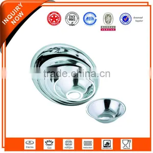 Stainless Steel 5pcs Round Mixing Bowls Set Bowl Stainless Steel thumbnail-1
