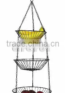 3-tier Hanging Wire Basket thumbnail-1