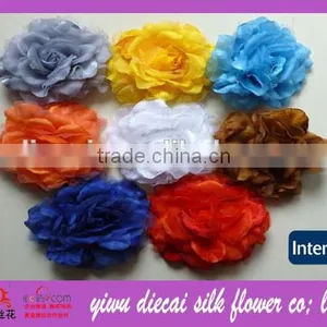 Most Popular Big Rose Velvet Fabric Flower thumbnail-1