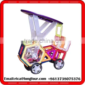 Mag Wisdom 98 PCS Building Block Cargo Truck Bricks thumbnail-1