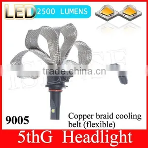 Car Accessories /9005/9006/9007 40W 12v 24v 5th Gen Fan Less Car h4 Led Headlight Bulbs thumbnail-1