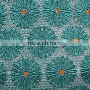 Nigerian Wedding Cotton Lace Africa Watersoluble Lace Africa Dry Lace Fabris thumbnail-3