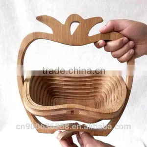 Baboo Folding Fruit Food Bread Baskets thumbnail-6