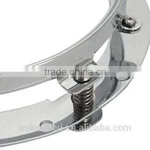 7inch Round Mounting Bracket Ring for 7" LED Projector Head Light Black for Harley Davidson thumbnail-5