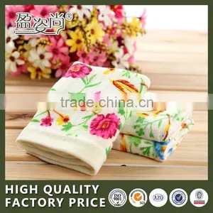 China Wholesale Beautiful Small Size Face Towels Fiber Children Cartoon Hand Towels With Flowers thumbnail-1