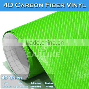 1.52x30m 4D High Glossy Stretchable Carbon Fiber Mitsubishi Car Sticker thumbnail-3