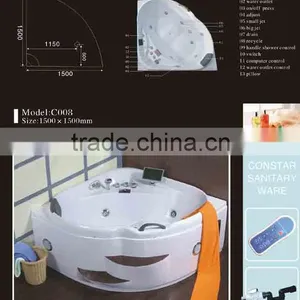 CUPC Certified Sexy Massage Bath Tub, a Family Sex Massage Hot Tub With Dvd Player, Sexy Massage Hot Tub Free Sex thumbnail-1