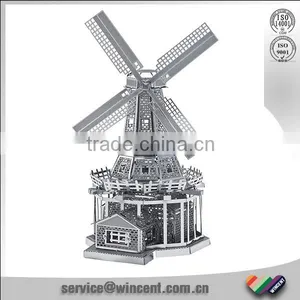 Adult Product Metal Windmill Model 3D Mini Puzzle Jigsaw thumbnail-1
