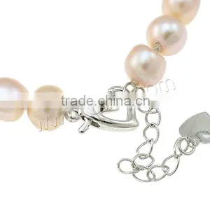 Freshwater Pearl Button Push Button Bracelets thumbnail-3