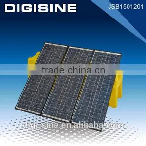 Portable 150W Solar 12V Power Generator Kit for Camping thumbnail-1