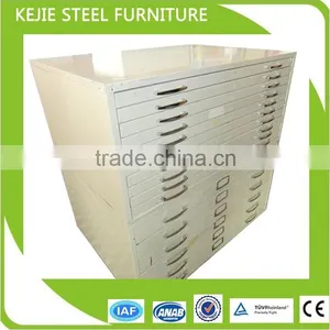 UAE Hot Sale KD Draftsman Storage Cabinet Steel Map Cabinet Drawer Map Chest thumbnail-3