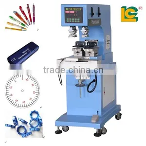 2-color Closed Ink Cup Pad Printing Machine for Pen,golf Ball thumbnail-1