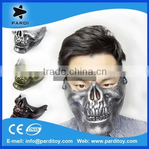 Halloween Scary Mask Half Face Skull Mask thumbnail-1