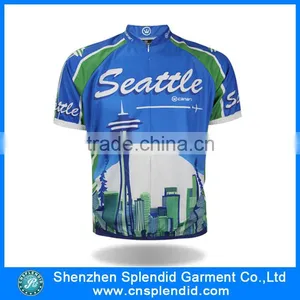 Wholesale Cycling Jersey Summer Bike Jersey Customized Cycling Shirt thumbnail-1
