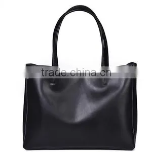 Newest Design Simple and Elegant Genuine Leather Handbag thumbnail-2