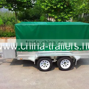 10x5 Tandem Axle Box Trailer With Trailer Cover thumbnail-2