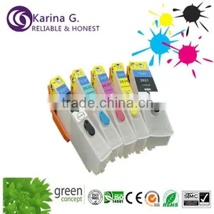 Refill Printer Ink Cartridge T2621 T2631-2634 for Epson Xp600 thumbnail-1