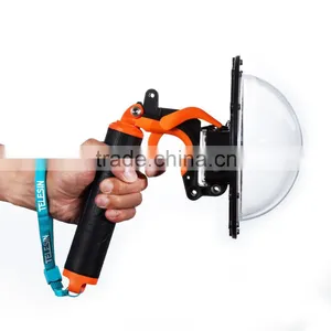New Telesin ABS-Plasctic Professional Waterproof Dome Port for go Pro Hero4/3+ Camera. thumbnail-5