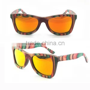 China Peacock Skateboard Wooden Sunglasses thumbnail-1