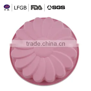 Factory Price Lovely Sun Flower Shaped Silicone Cake Mould thumbnail-1