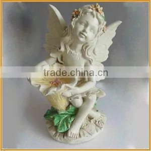 Lovely Angel Resin Angel Figurine for Home Decor thumbnail-1