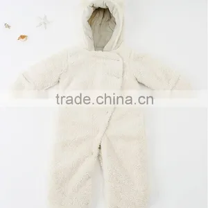 White Faux Fur Baby Sleeping Bag Winter thumbnail-1