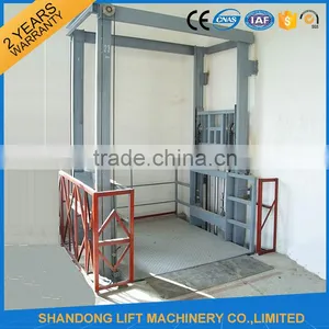 Heavy Duty 5m China Supplier Vertical Hydraulic Guide Rail Lift thumbnail-2