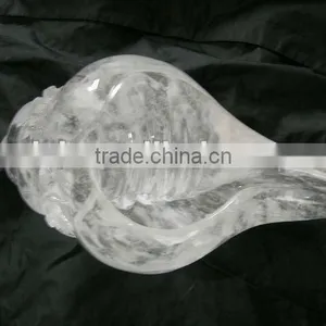 Natural Clear Quartz Sea Snail thumbnail-1