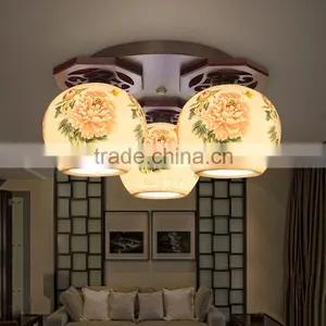 Jingdezhen Ceramic Handmade Led for Home Ceiling Lights thumbnail-2