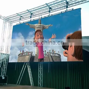 P10 Hanging Concert Event Outdoor SMD 3-in-1 Full Color Die Cast Giant Screen LED Giant Display thumbnail-1