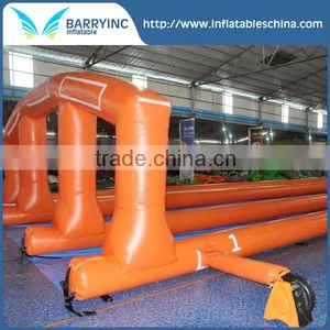 3 Lane 1000 ft Slip n Slide Inflatable Slide the City ,giant Inflatable Water Slide for Adult thumbnail-2