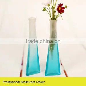Decorated Glass Vase With Color thumbnail-1