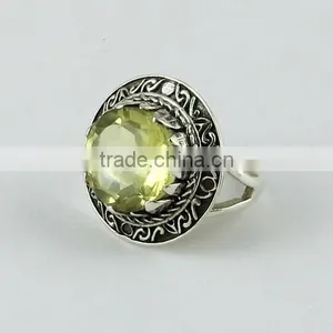 Royal Design !! Lemon Topaz 925 Sterling Silver Ring, Gemstone Silver Jewelry, Silver Jewelry Manufacturer thumbnail-3