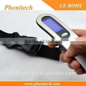 New Product 50kg Digital Luggage Scale Metal Surface Shell Luggage Scales Quality Choice thumbnail-3