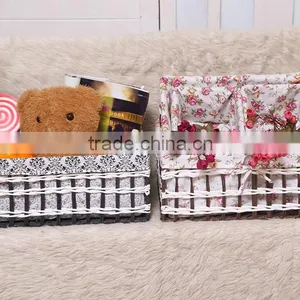 7 Hand Woven - Pastoral Style - Straw - Storage Basket - Storage Basket - Water Basket - Sundry Basket - Woven Baskets thumbnail-1