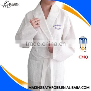 Terry Cloth Robes Wholesale Spa Robes Terry Bathrobe With Hook and Loop Quality Choice thumbnail-4