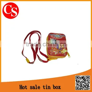 Fashion&lovely Rectangular Zipper Tin Box for Child thumbnail-1