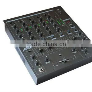 Factory Supply 4 Channel Sound Mixer MIX-4DUSB Professional Stage Sound System dj Mixer thumbnail-3