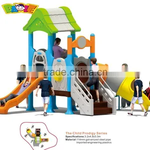 Wooden New Outdoor Plastic Playground Guangzhou Factory Safe Equipment thumbnail-2