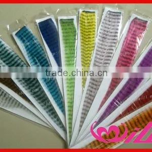 Pretty Synthetic Feather Hair Extension Cheap Synthetic Colorful Clip-in Hair Extensions Synthetic Fiber Hair Extension thumbnail-1