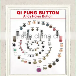 Hot Sell Metal Alloy Holes Button thumbnail-1