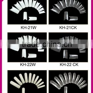 500pcs Wholesale Plain Fake Nail DIY Nail Arts thumbnail-1