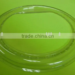 Round Shaped Clear Vacuum Thermoformed Plastic Circle Parts thumbnail-1