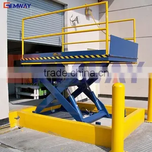 3.5ton Warehouse Hydraulic Scissor Loading Dock Lift Platform thumbnail-1