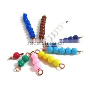 Colored Bead Stairs 1-9 Montessori Toy of Montessori Material thumbnail-1
